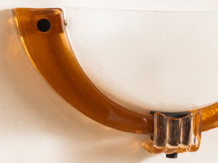 Seguso Half Moon Wall Light
