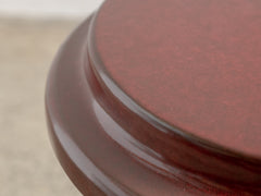 Pawn Side Table - Dark Red