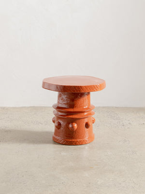 Clara Side Table - Rust