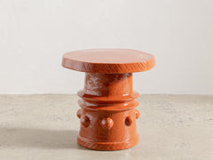 Clara Side Table - Rust