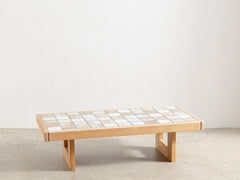 1980s Maison Regain Tiled Coffee Table