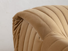 Sandra Sofa by Annie Hieronimus for Cinna, 1977 in Burnt Butter