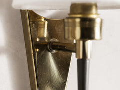 French Brass Neo Classical Wall Light