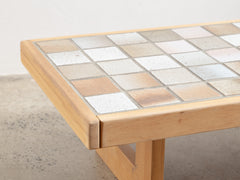 1980s Maison Regain Tiled Coffee Table