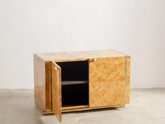 1970s Roche Bobois Burl Sideboard by Jean-Claude Mahey