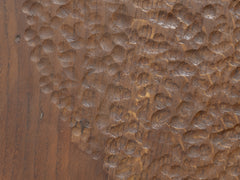 1950s French Brutalist Oak Coffee Table