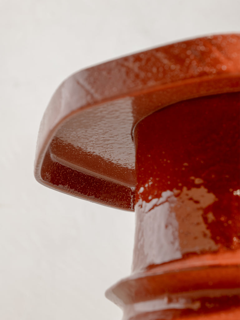 Clara Side Table - Rust – Tigmi Trading