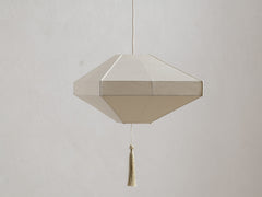 Ming Pendant Horizon in Raw Silk