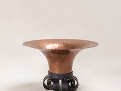 1930s Art Deco Sculptural Copper Bowl