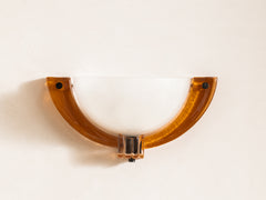 Seguso Half Moon Wall Light