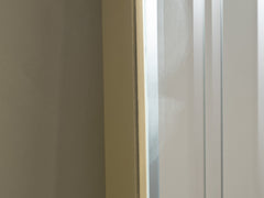 1970s Large Italian Bevelled Glass Wall Mirror