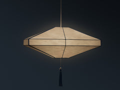 Ming Pendant Horizon in Raw Silk