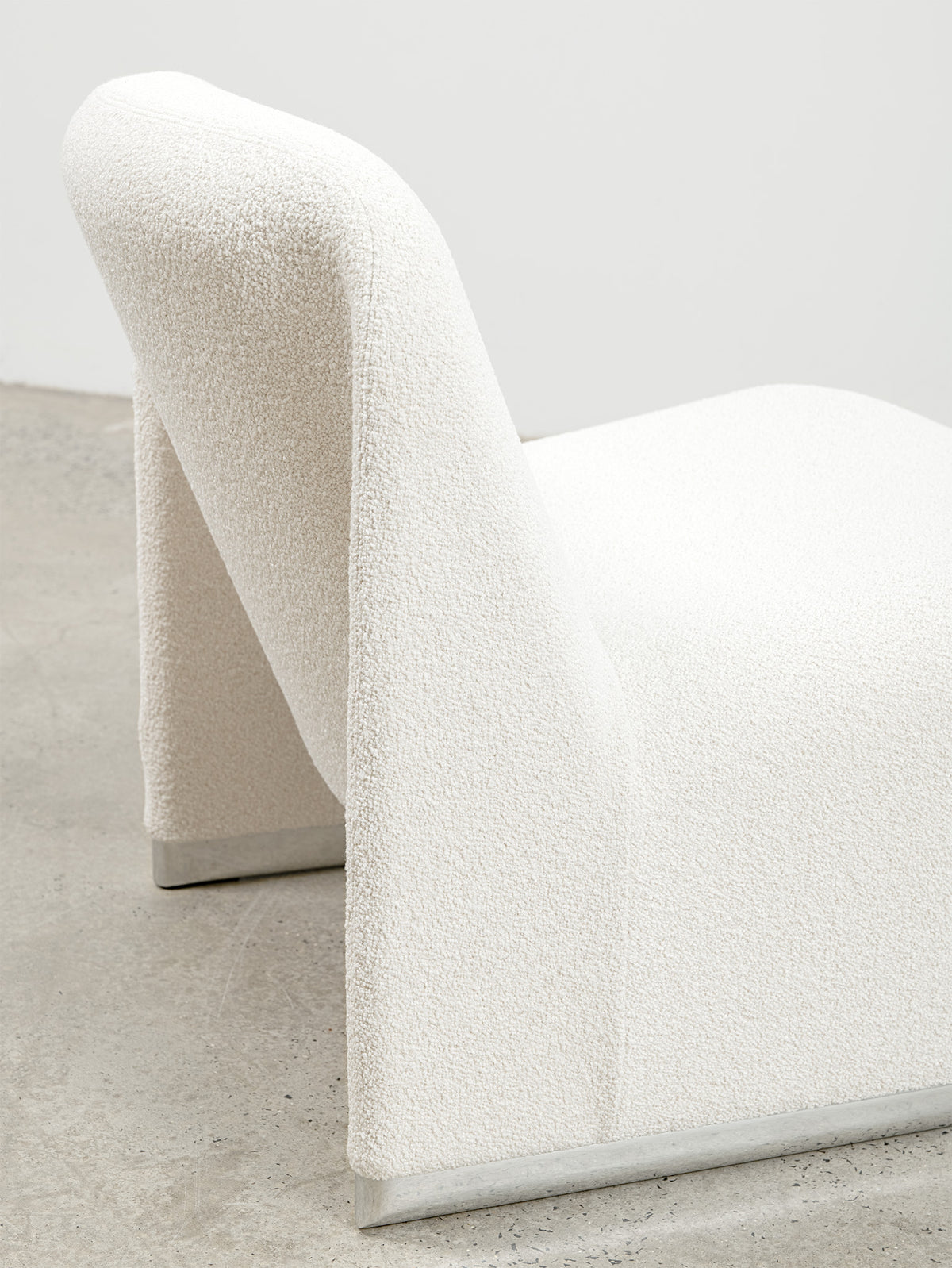 Alky Chair w/ Boucle Upholstery