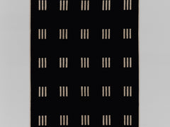 Claremont Bath Towel in Sand & Noir