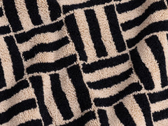 Saroma Bath Mat in Sand & Noir