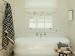 Saroma Bath Mat in Sand & Noir