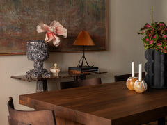 Hexagon Console Table - Dark Emperador