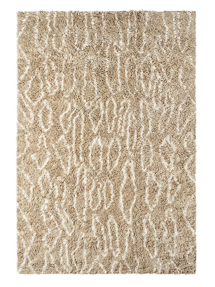 Shaggy Leo Rug, Beige
