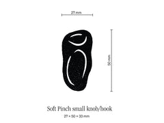 Soft Pinch, Small Knob/Hook