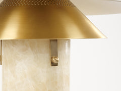 Meconopsis Onyx Table Lamp