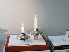Doublet Candleholder Large - Titanium