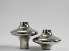 Doublet Candleholder Large - Titanium