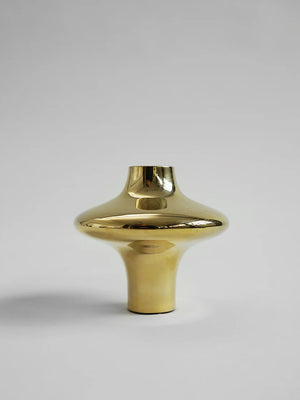 Doublet Candleholder Large - Brass