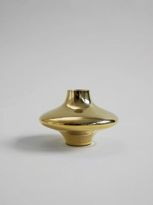 Doublet Candleholder Small - Brass