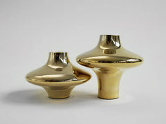 Doublet Candleholder Small - Brass