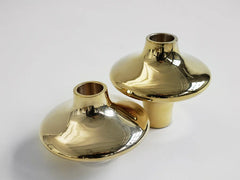 Doublet Candleholder Large - Brass