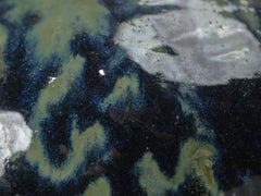 Blue Swirl Ceramic Pot