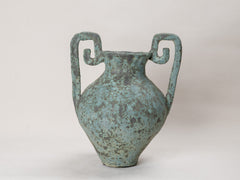 Shipwreck Blue Ceramic Urn