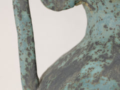 Shipwreck Blue Ceramic Urn