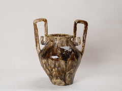 Greek Handle Ceramic Urn 01
