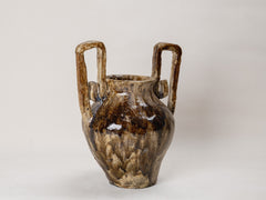 Greek Handle Ceramic Urn 01