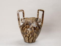 Greek Handle Ceramic Urn 01