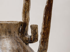 Greek Handle Ceramic Urn 01