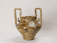 Greek Handle Ceramic Urn 02