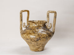 Greek Handle Ceramic Urn 02