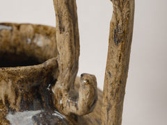 Greek Handle Ceramic Urn 02