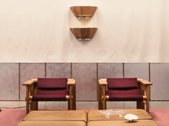 Oak Wall Light