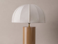Oi Soi Oi x Tigmi Table Lamp - Camel / Raw Silk