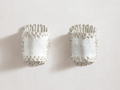 Ruffia Sconce (Pair) - White