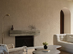 Petite architecture No. 25 in Mahogany & White Glaze