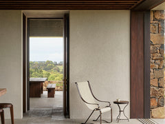 1930s Metal Sling Back Chair by Salvatore Bevelaqua