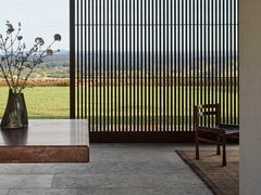 1970s French Brutalist Wooden Tray with Ivory Handles
