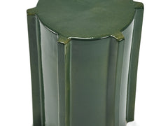 Geometrical Pawn Side Table - Dark Green