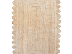 Scalloped Jute - Natural