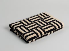 Willis Limited Edition Pool Towel in Sand & Noir