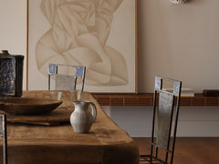 Rythme Wall Sconce 02 in White Stoneware and  Glaze